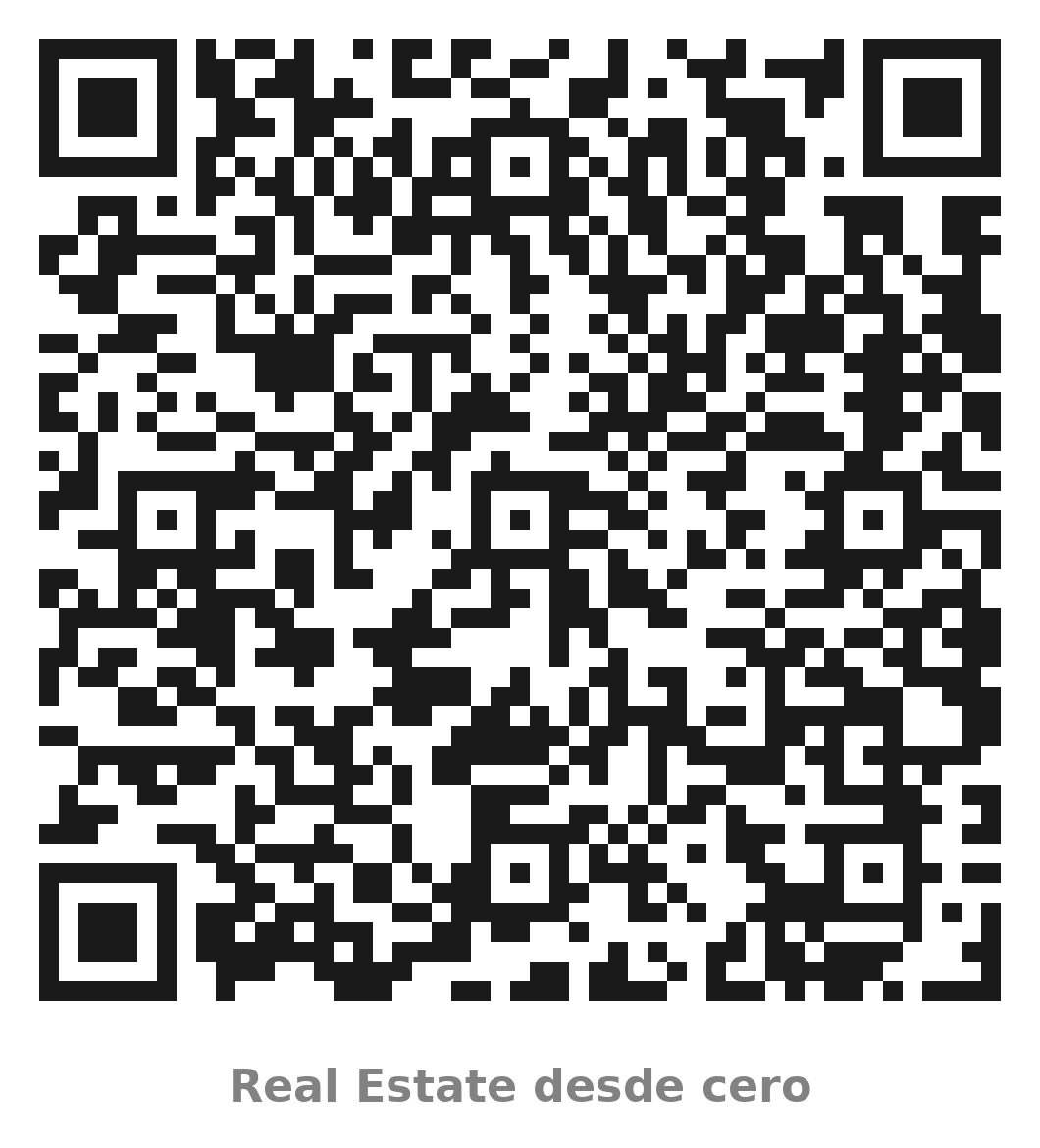 Código QR de Real Estate desde cero